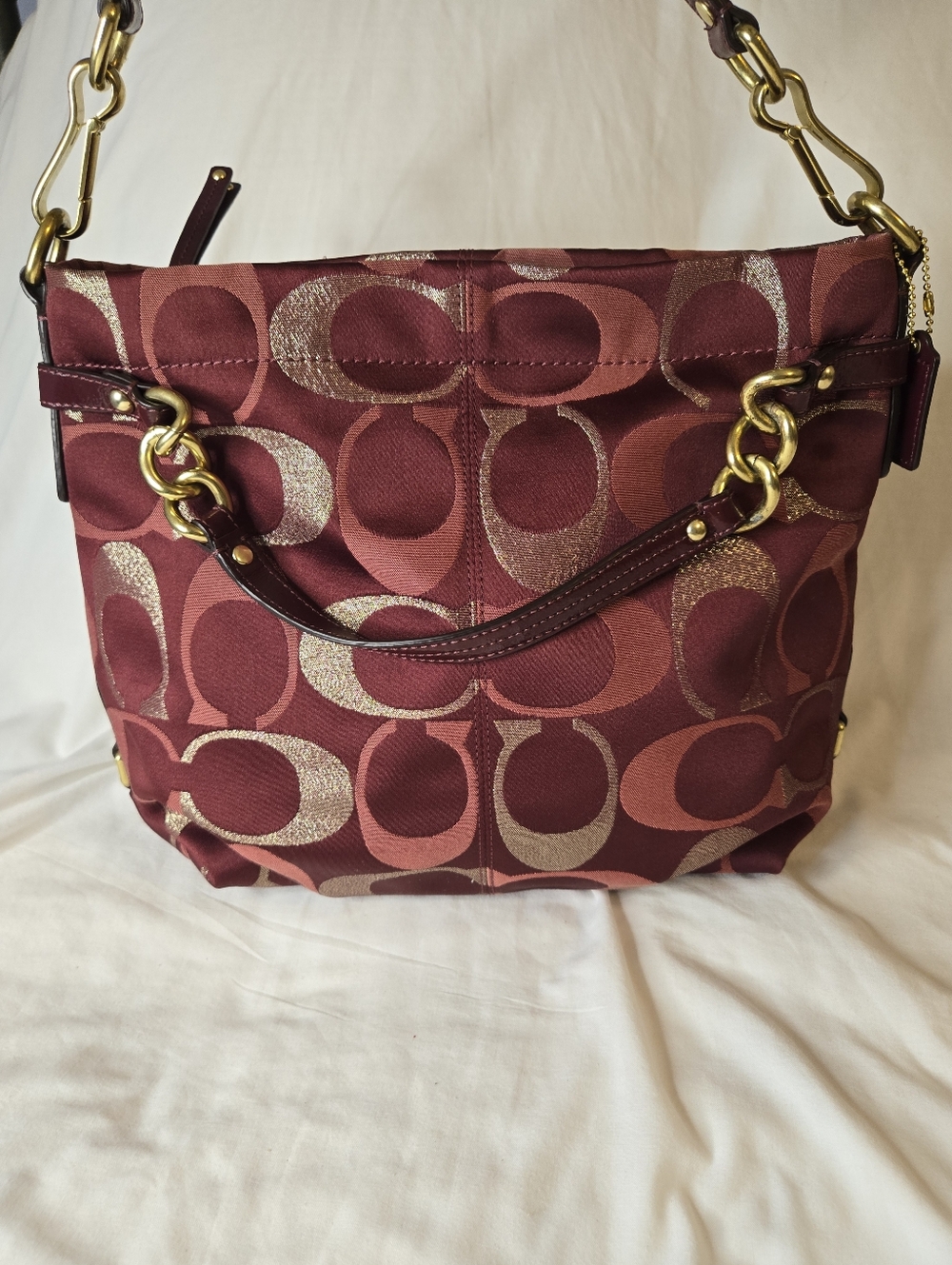 Coach F18004 Metallic Brooke Signature C Sateen
